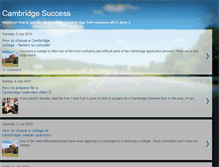 Tablet Screenshot of cambridgesuccess.blogspot.com