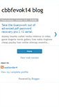 Mobile Screenshot of cbbfevok14.blogspot.com