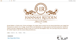 Desktop Screenshot of hannahredden.blogspot.com