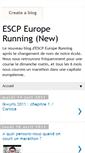 Mobile Screenshot of escpeurope-running.blogspot.com