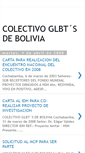 Mobile Screenshot of colectivoglbtsbolivia.blogspot.com