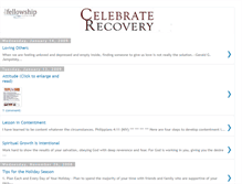 Tablet Screenshot of celebraterecoveryplumcreek.blogspot.com