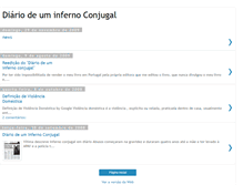 Tablet Screenshot of diariodeuminfernoconjugal.blogspot.com