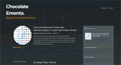 Desktop Screenshot of chocolateementa.blogspot.com