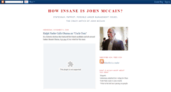 Desktop Screenshot of howinsaneisjohnmccain.blogspot.com