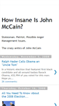 Mobile Screenshot of howinsaneisjohnmccain.blogspot.com