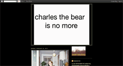 Desktop Screenshot of charlesthebear.blogspot.com