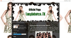 Desktop Screenshot of lanylabarcabarroso.blogspot.com