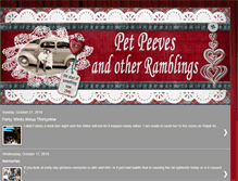 Tablet Screenshot of petpeevesandotherrantings.blogspot.com