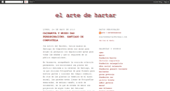 Desktop Screenshot of elarte-dehartar.blogspot.com