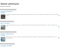 Tablet Screenshot of glacieradventures.blogspot.com