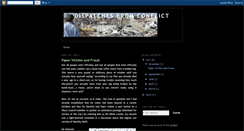 Desktop Screenshot of dispatchesfromconflict.blogspot.com