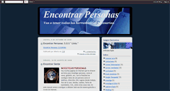 Desktop Screenshot of encuentragente.blogspot.com