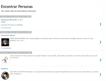 Tablet Screenshot of encuentragente.blogspot.com
