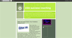 Desktop Screenshot of mlmsuccesscoaching.blogspot.com