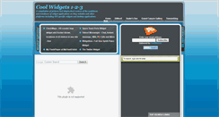 Desktop Screenshot of coolwidgets123.blogspot.com