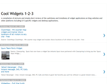Tablet Screenshot of coolwidgets123.blogspot.com