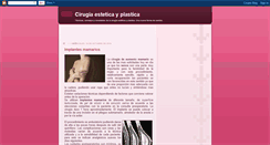 Desktop Screenshot of novedades-de-la-cirugia-estetica.blogspot.com