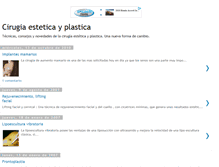 Tablet Screenshot of novedades-de-la-cirugia-estetica.blogspot.com