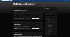 Desktop Screenshot of outerspacediscovery.blogspot.com