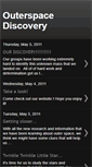 Mobile Screenshot of outerspacediscovery.blogspot.com