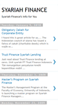 Mobile Screenshot of financesyariah.blogspot.com