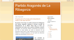 Desktop Screenshot of partidoaragonesribagorza.blogspot.com