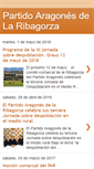 Mobile Screenshot of partidoaragonesribagorza.blogspot.com