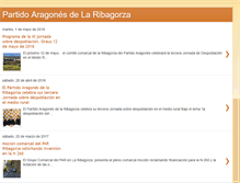 Tablet Screenshot of partidoaragonesribagorza.blogspot.com