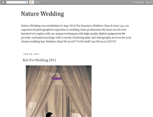 Tablet Screenshot of naturewedding.blogspot.com