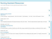Tablet Screenshot of nursingaide.blogspot.com