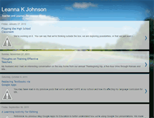 Tablet Screenshot of leannakjohnson.blogspot.com