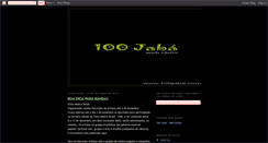 Desktop Screenshot of 100jaba.blogspot.com