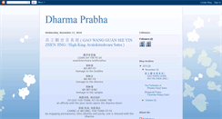 Desktop Screenshot of dharmaprabha.blogspot.com