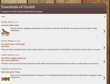 Tablet Screenshot of essentiallyhealth.blogspot.com