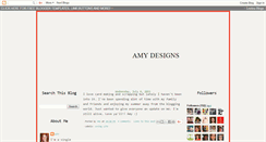 Desktop Screenshot of amydesigns.blogspot.com