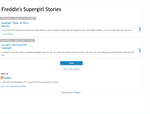 Tablet Screenshot of freddiessupergirlstories.blogspot.com