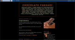 Desktop Screenshot of chocolateferrari.blogspot.com