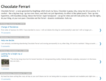 Tablet Screenshot of chocolateferrari.blogspot.com