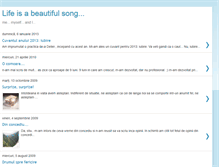 Tablet Screenshot of lifeisabeautifulsong.blogspot.com