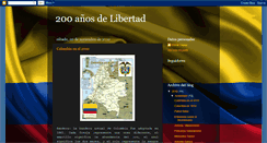 Desktop Screenshot of independenciadcolombia.blogspot.com