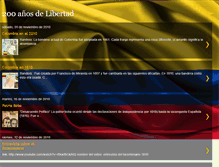 Tablet Screenshot of independenciadcolombia.blogspot.com