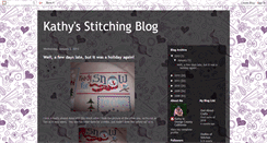 Desktop Screenshot of kathysstitchingblog.blogspot.com