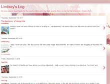 Tablet Screenshot of lindslog.blogspot.com