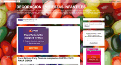 Desktop Screenshot of decoracionenfiestasinfantiles.blogspot.com