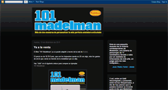 Desktop Screenshot of 101madelman.blogspot.com