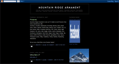 Desktop Screenshot of mountainridgearms.blogspot.com