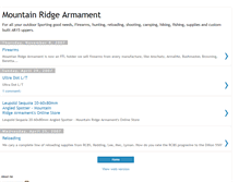 Tablet Screenshot of mountainridgearms.blogspot.com
