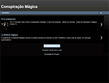 Tablet Screenshot of conspiracaomagica.blogspot.com