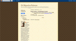 Desktop Screenshot of ancestortracks.blogspot.com